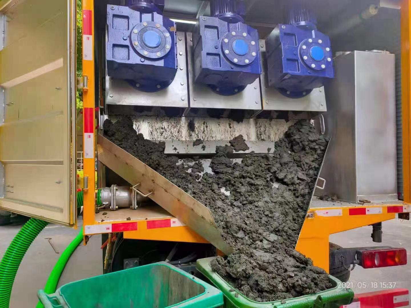 富锦化粪池清掏城市维护站-泥浆净化干湿分离处理